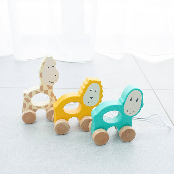 Matchstick Monkey Playtime Pull Along - Lion-Pull-Alongs-Lion- | Natural Baby Shower