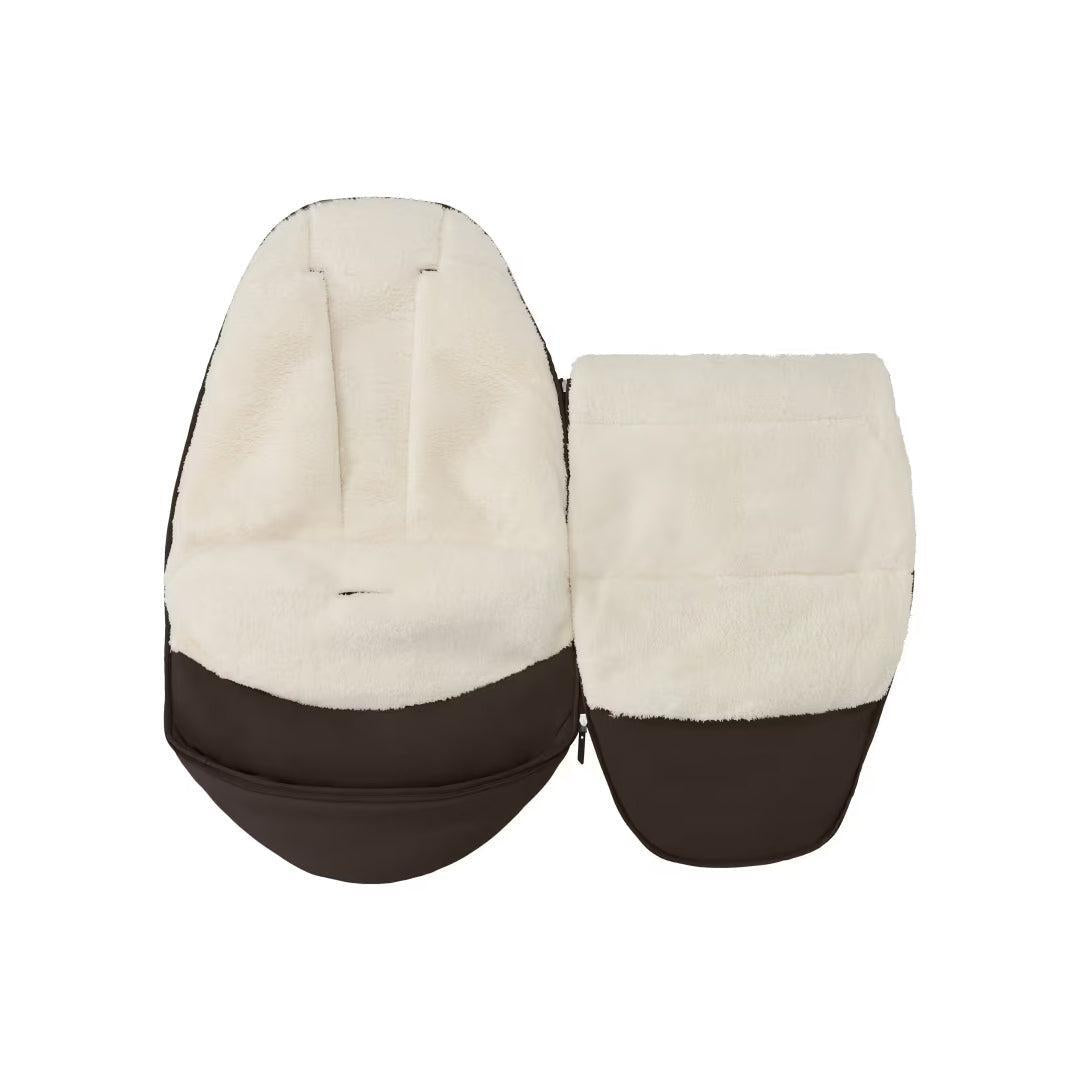 Maxi-Cosi 2-in-1 Footmuff - Brown-Stroller Accessories- | Natural Baby Shower