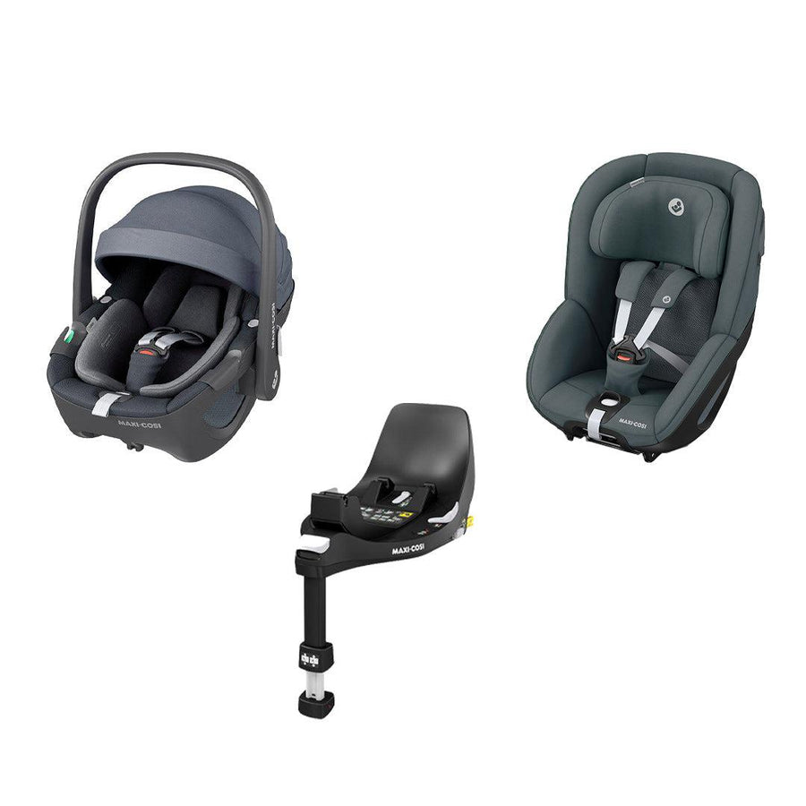 Maxi-Cosi 360 Family Kit Car Seat Bundle - Essential Graphite-Car Seat Bundles- | Natural Baby Shower