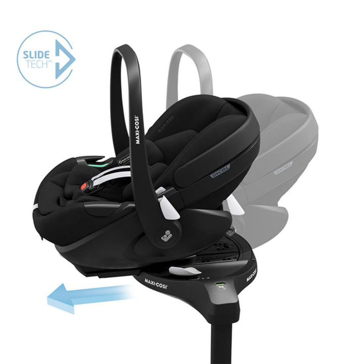 Maxi-Cosi Adorra Luxe Pebble 360 Pro Travel System - Twillic Black-Travel Systems- | Natural Baby Shower