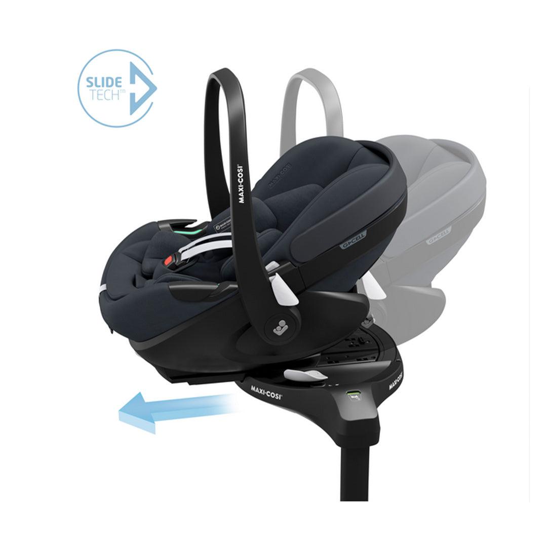 Maxi-Cosi Adorra Luxe Pebble 360 Pro + Base Travel System - Twillic Grey-Travel Systems- | Natural Baby Shower