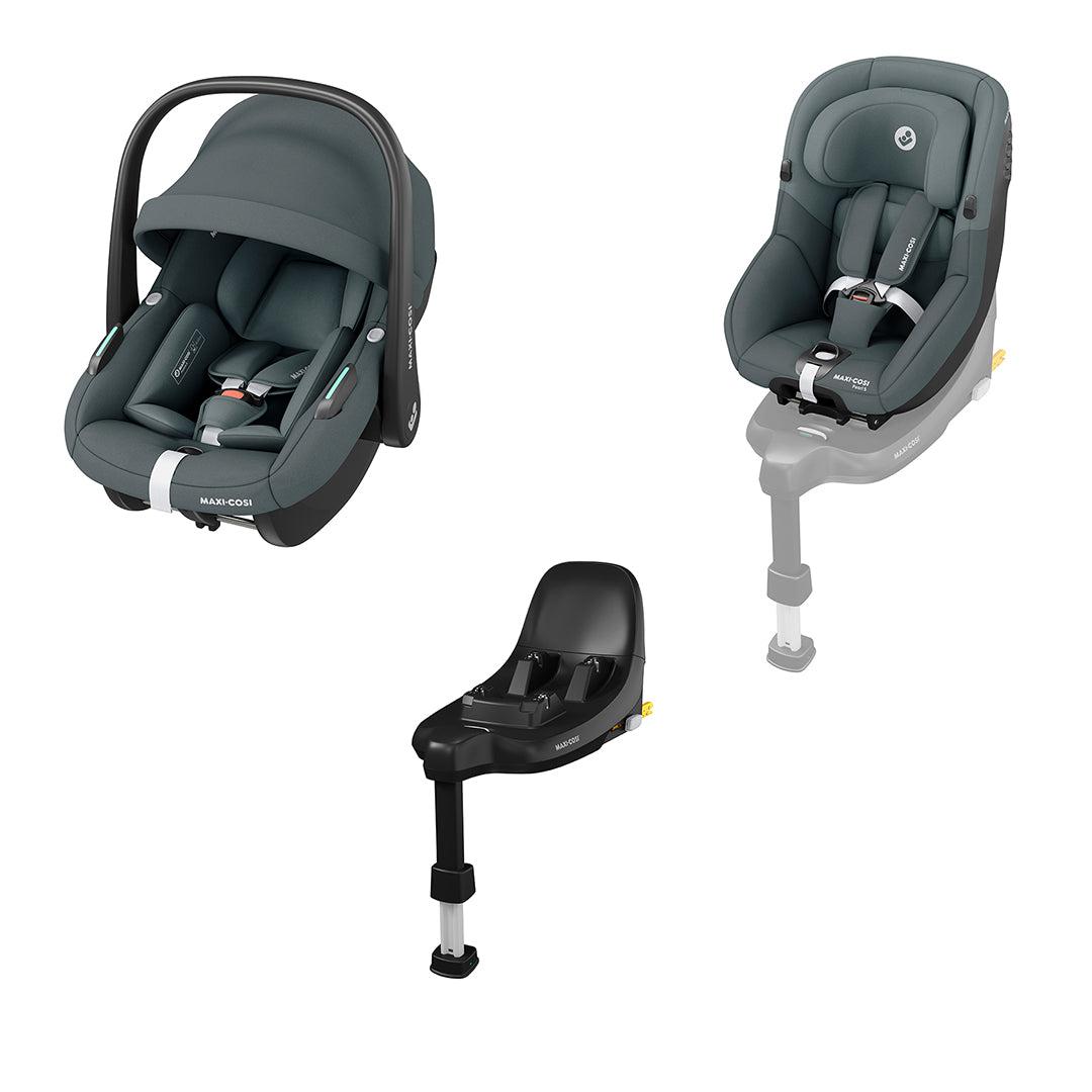 MAXI-COSI　PearlとFamilyFixのセット(大幅値下しました) Maxi-Cosi Pearl Car Seat Stage 1 with FamilyFix | Bizziebaby