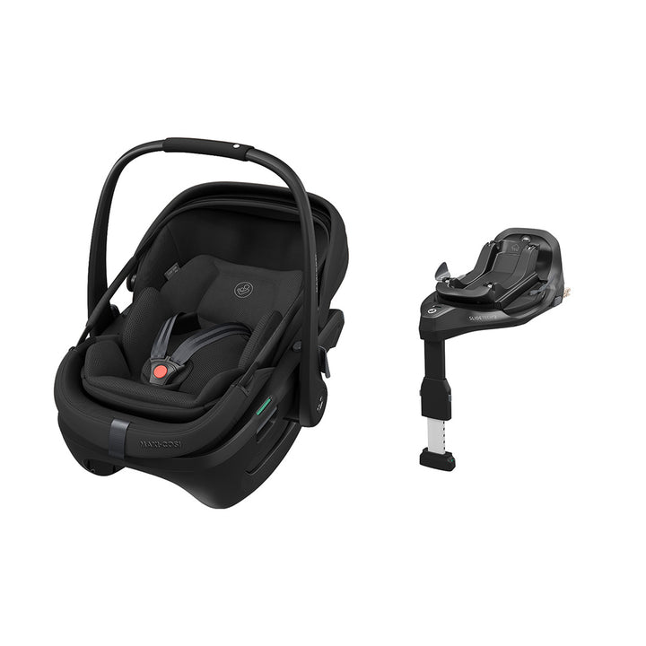 Maxi-Cosi Coral Slide Pro - Onyx Black-Car Seats-Onyx Black Fr-With FamilyFix Slide Pro | Natural Baby Shower