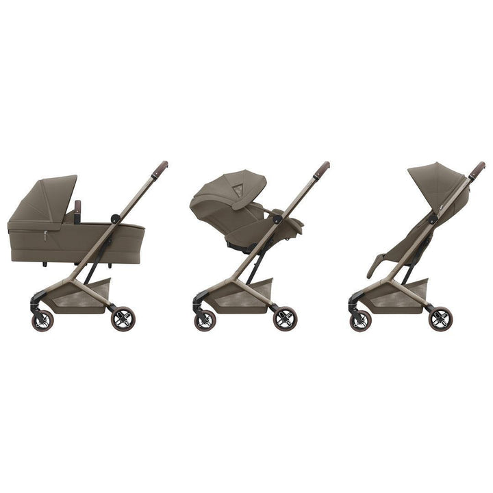 Maxi-Cosi Fame Cabin Stroller - Oak Truffle-Strollers-Oak Truffle-Without Cabin Cot | Natural Baby Shower