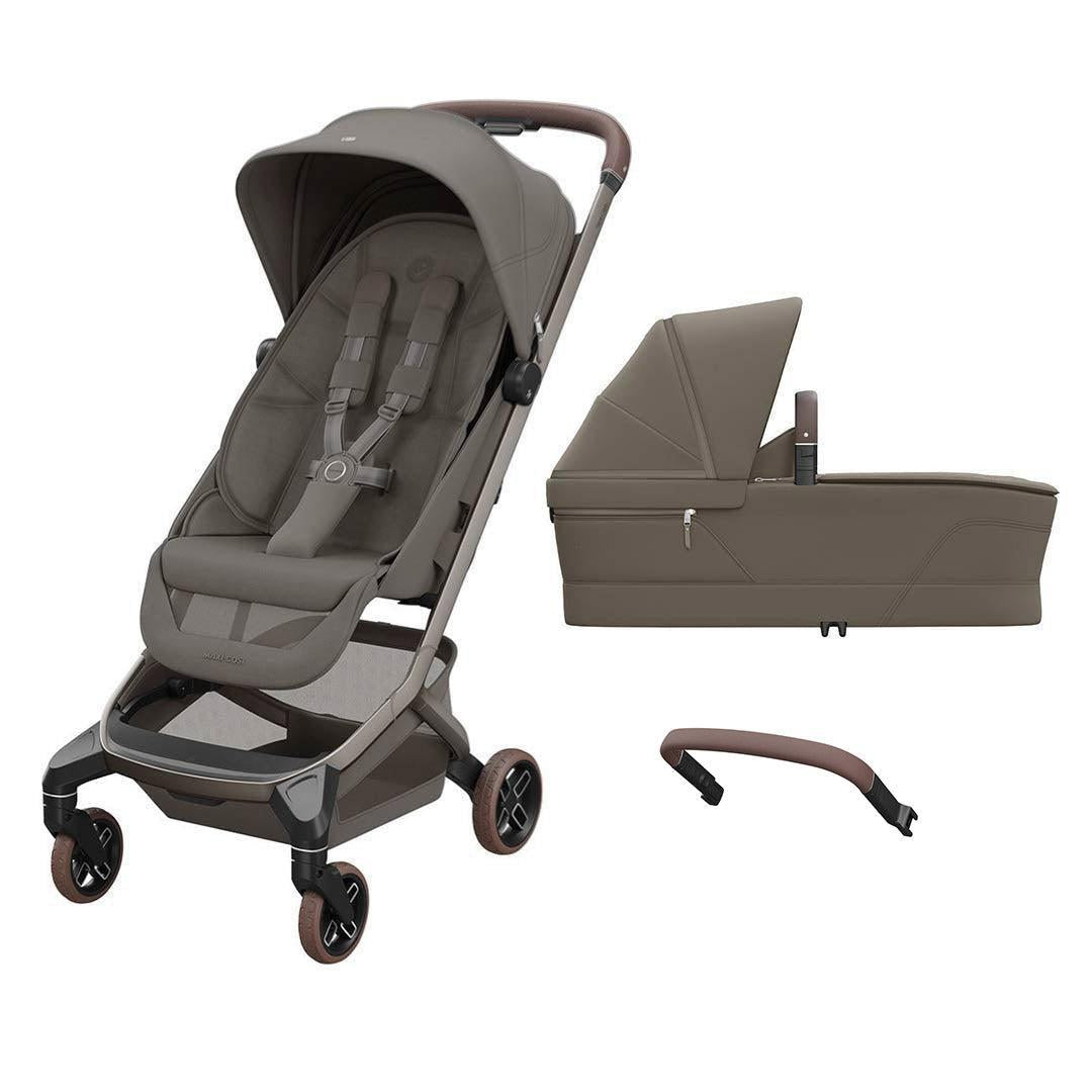 Maxi-Cosi Fame Cabin Stroller - Oak Truffle-Strollers-Oak Truffle-With Cabin Cot | Natural Baby Shower