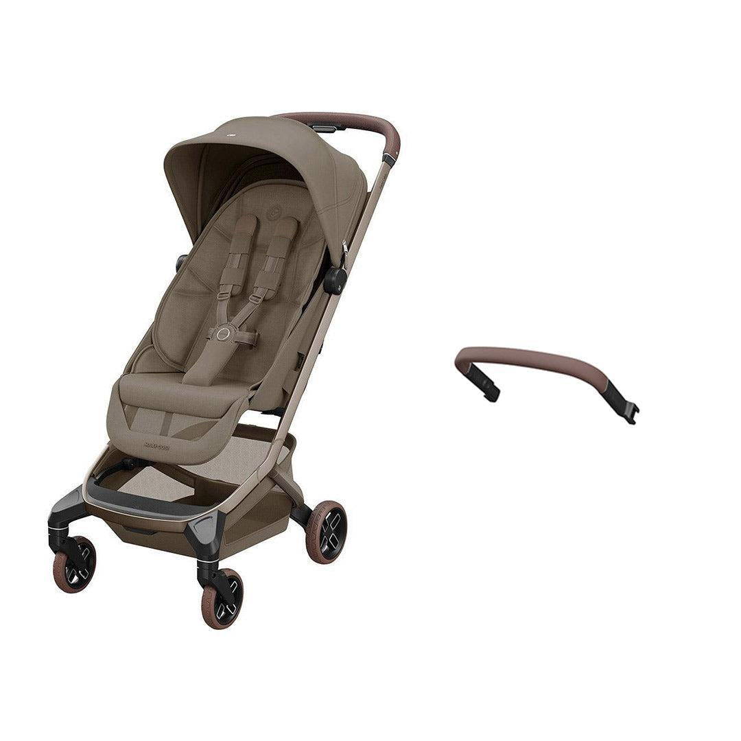 Maxi-Cosi Fame Cabin Stroller - Oak Truffle-Strollers-Oak Truffle-Without Cabin Cot | Natural Baby Shower