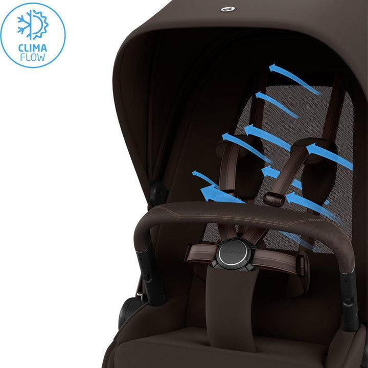 Maxi-Cosi Fame Pushchair - Espresso Brown-Strollers- | Natural Baby Shower