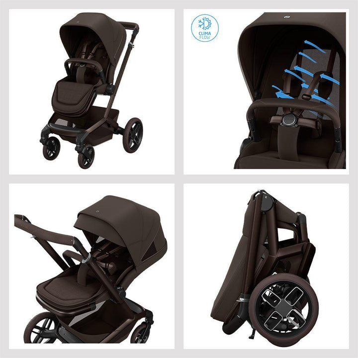 Maxi-Cosi Fame Pushchair - Espresso Brown-Strollers- | Natural Baby Shower
