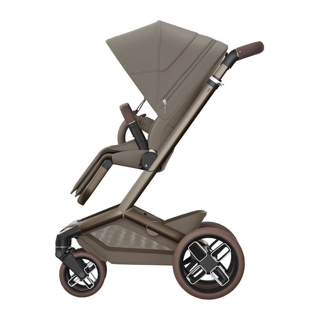 Maxi-Cosi Fame 8 Piece Ultimate Travel System with Coral Slide Pro-Travel Systems-Oak Truffle- | Natural Baby Shower