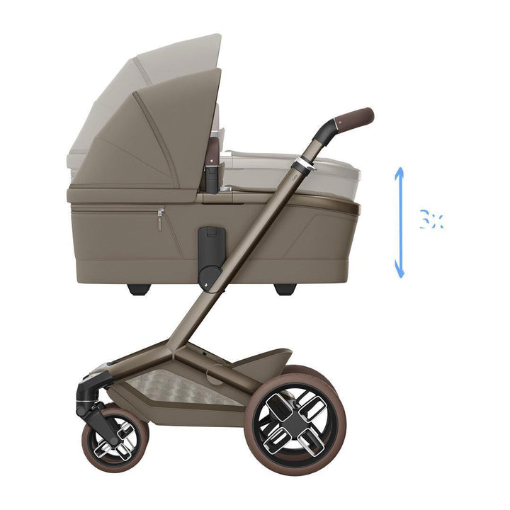 Maxi-Cosi Fame Pushchair & Carrycot - Oak Truffle-Stroller Bundles-Oak Truffle- | Natural Baby Shower