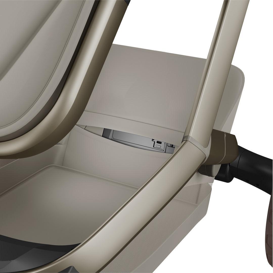 Maxi-Cosi Fame 8 Piece Premium Travel System with Pebble Slide Pro-Travel Systems-Sapphire Sand- | Natural Baby Shower