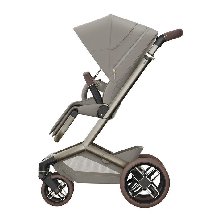Maxi-Cosi Fame 8 Piece Premium Travel System with Pebble Slide Pro-Travel Systems-Sapphire Sand- | Natural Baby Shower