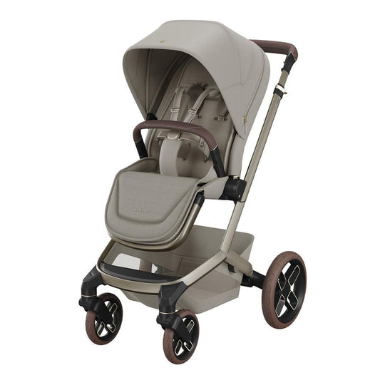 Maxi-Cosi Fame 8 Piece Premium Travel System with Pebble Slide Pro-Travel Systems-Sapphire Sand- | Natural Baby Shower