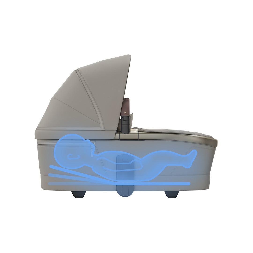 Maxi-Cosi Fame Carrycot - Sapphire Sand-Carrycots-Sapphire Sand- | Natural Baby Shower