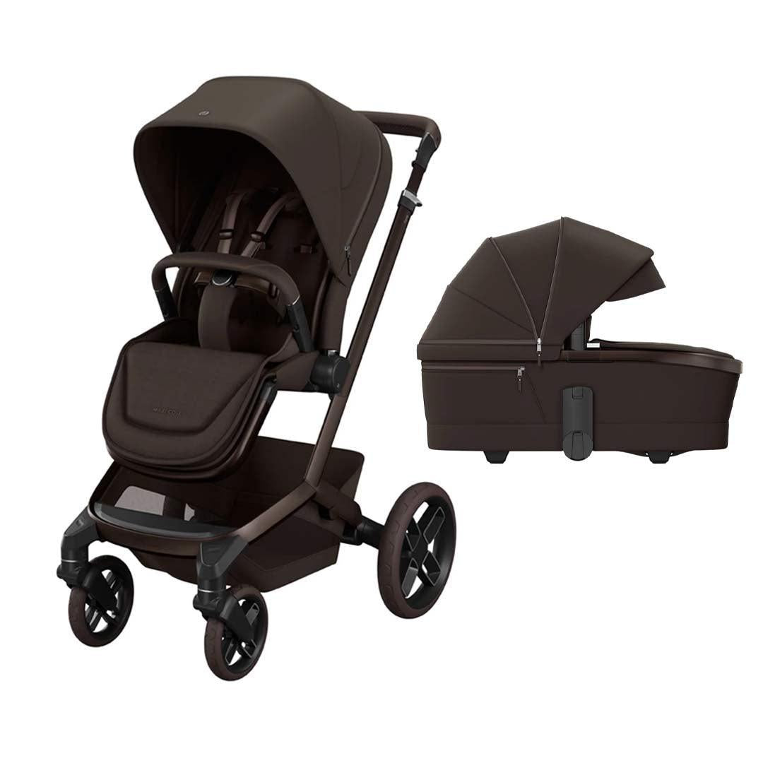 Maxi-Cosi Fame Pushchair & Carrycot - Espresso Brown-Stroller Bundles- | Natural Baby Shower