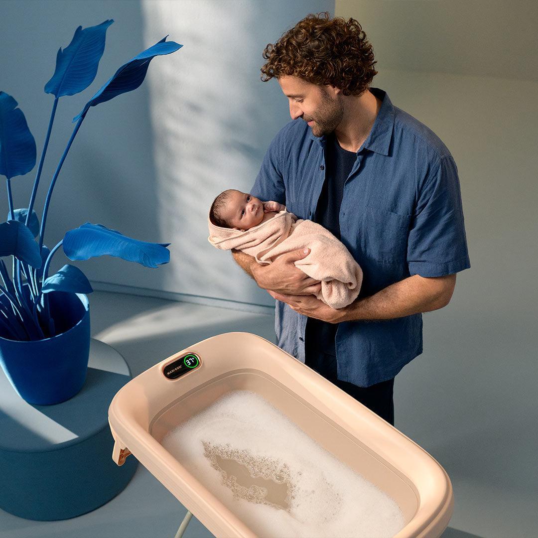 Maxi-Cosi Indigo Plus Bath Tub - Sage Green-Baths-Sage Green- | Natural Baby Shower