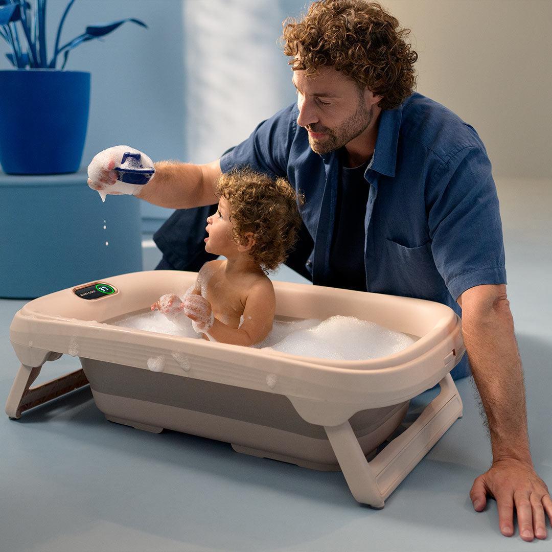 Maxi-Cosi Indigo Plus Bath Tub - Sage Green-Baths-Sage Green- | Natural Baby Shower