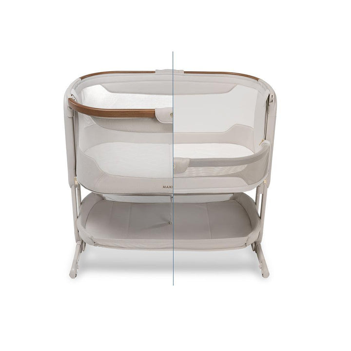 Maxi-Cosi Iora Pro Bedside Crib - Elegance Beige-Bedside Cribs-Elegance Beige- | Natural Baby Shower