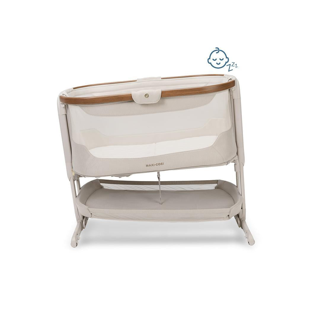 Maxi-Cosi Iora Pro Bedside Crib - Elegance Beige-Bedside Cribs-Elegance Beige- | Natural Baby Shower