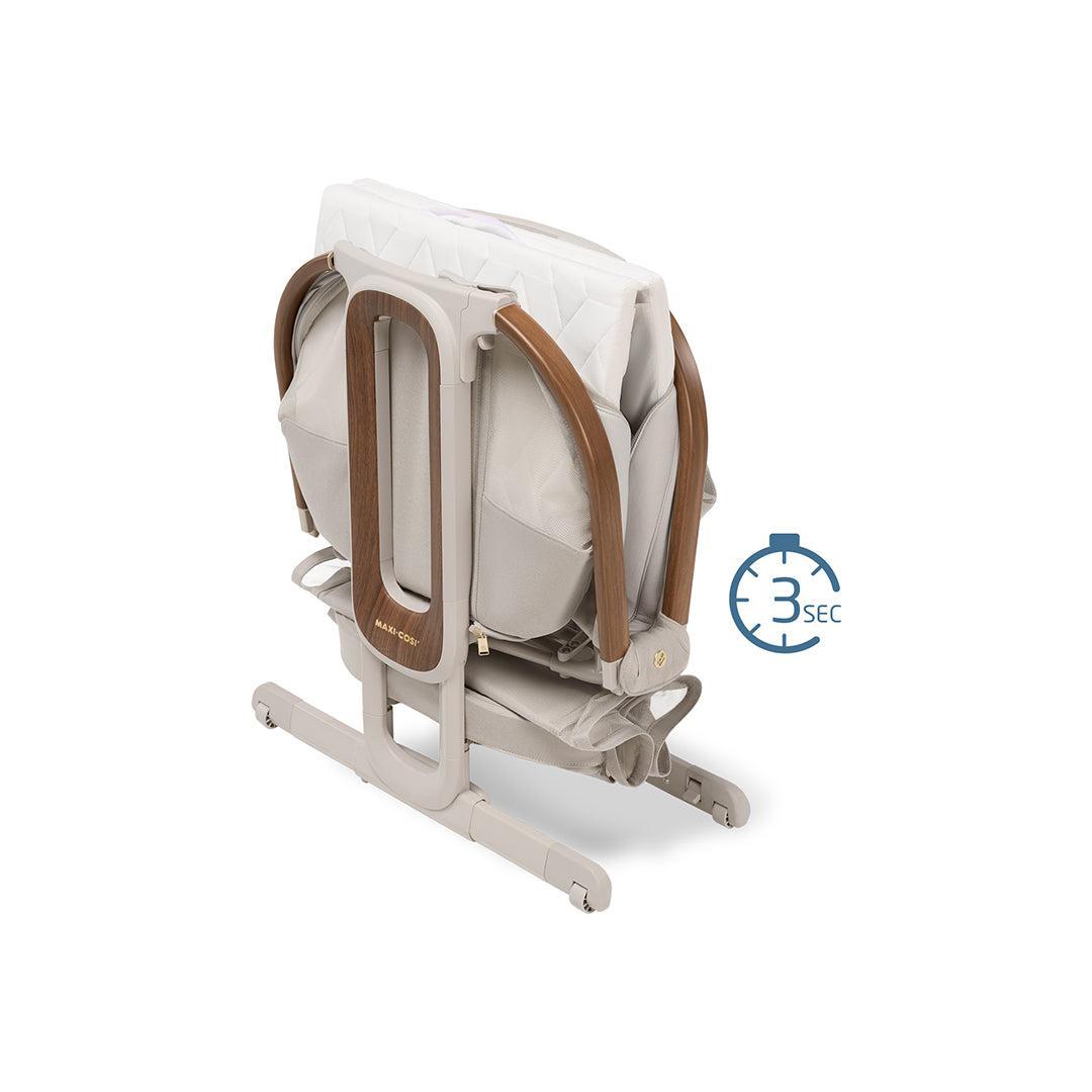 Maxi-Cosi Iora Pro Bedside Crib - Elegance Beige-Bedside Cribs-Elegance Beige- | Natural Baby Shower