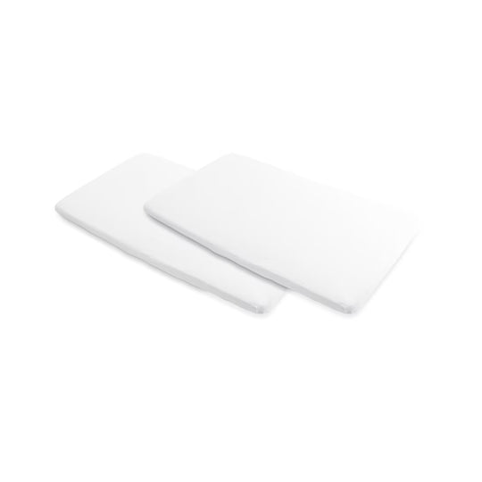 Maxi-Cosi Iris2/Calao Light Bedsheets - 2 Pack - White-Sheets-White- | Natural Baby Shower