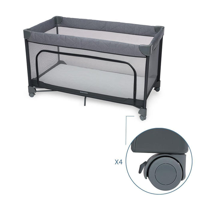 Maxi-Cosi Merlin Travel Cot - Elegance Graphite-Travel Cots- | Natural Baby Shower