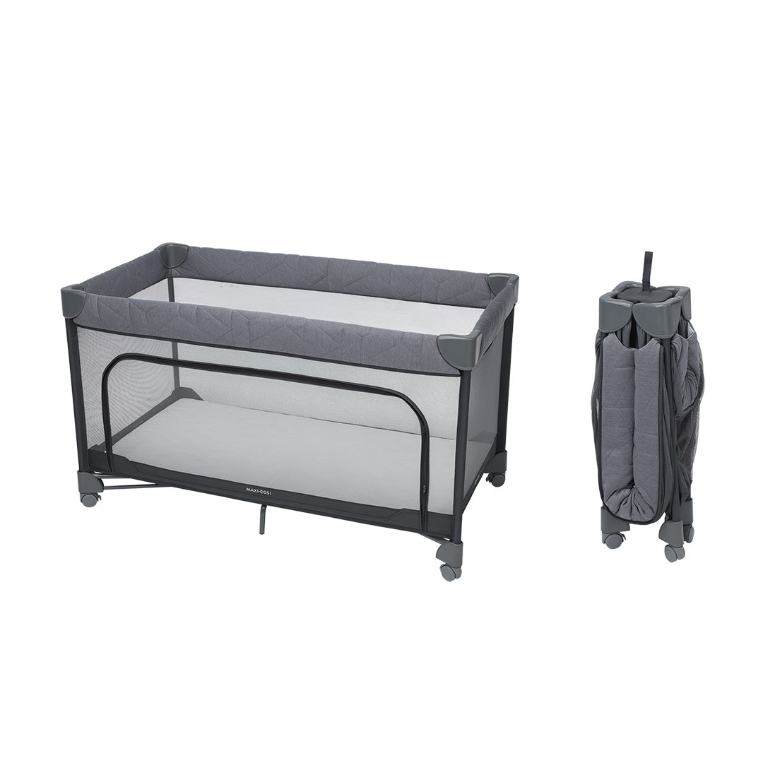 Maxi-Cosi Merlin Travel Cot - Elegance Graphite-Travel Cots- | Natural Baby Shower