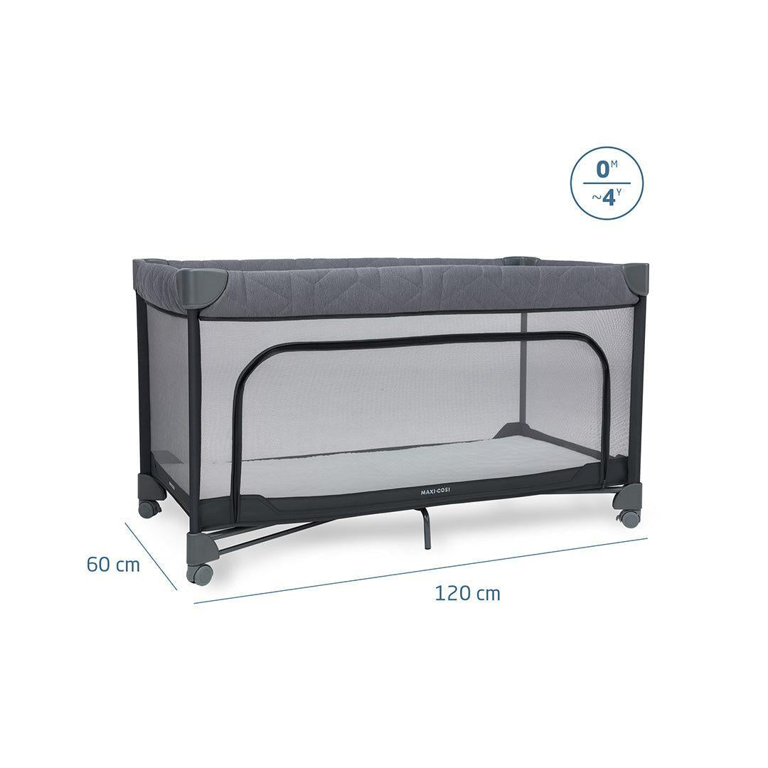 Maxi-Cosi Merlin Travel Cot - Elegance Graphite-Travel Cots- | Natural Baby Shower
