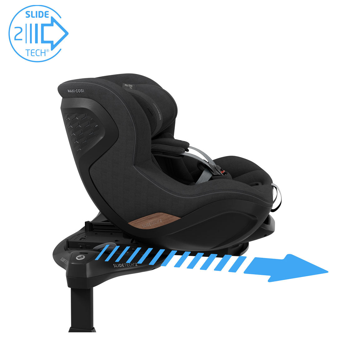 Maxi-Cosi Mica Slide Pro - Authentic Black-Car Seats-Authentic Black- | Natural Baby Shower