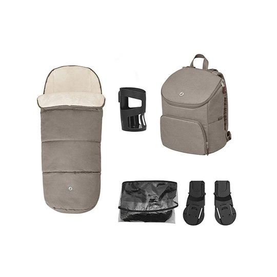 Maxi-Cosi Oxford+ Accessory Set - Twillic Truffle-Stroller Bundle Boxes-Twillic Truffle- | Natural Baby Shower
