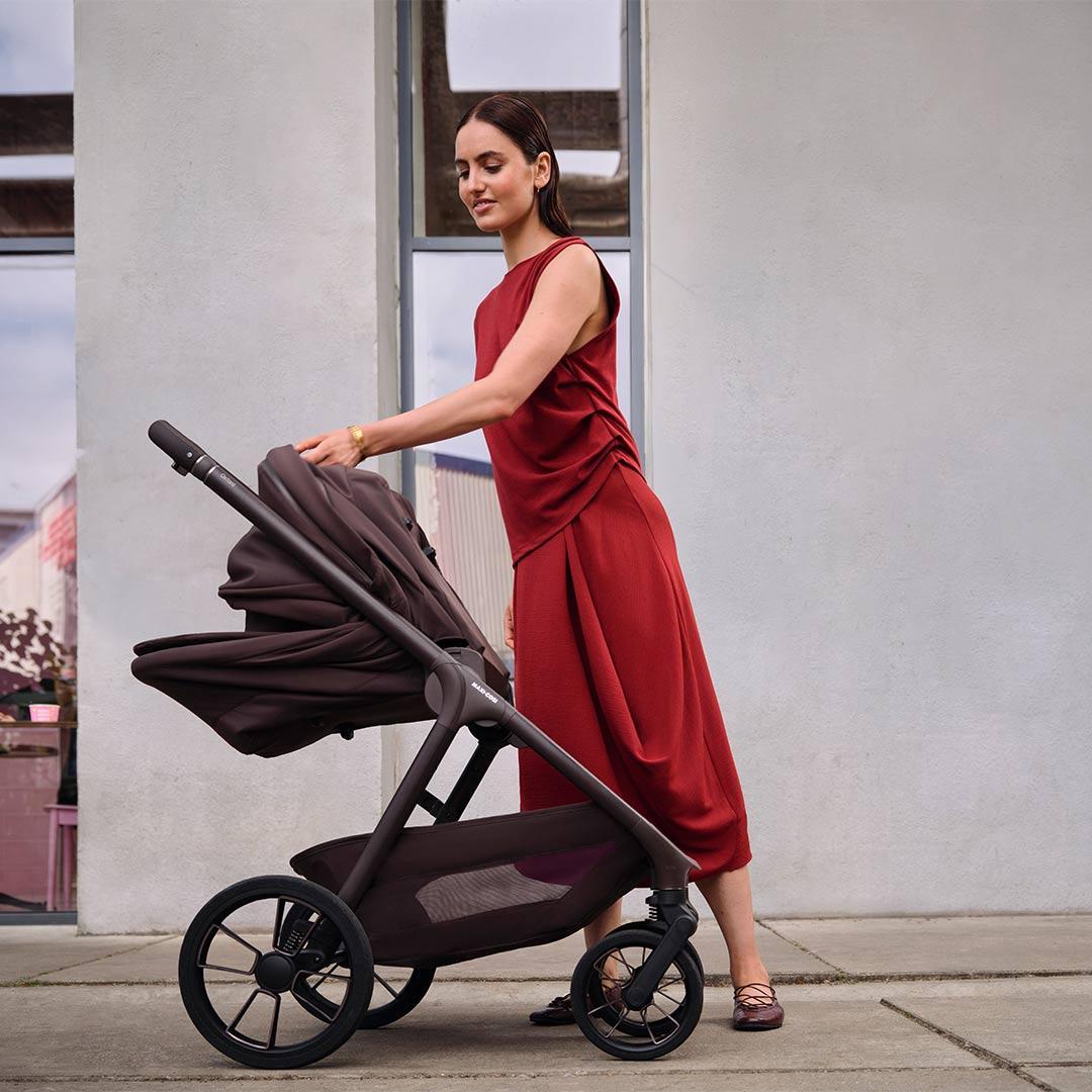 Maxi-Cosi Oxford+ Stroller - Espresso Brown-Strollers-Espresso Brown-One Size | Natural Baby Shower