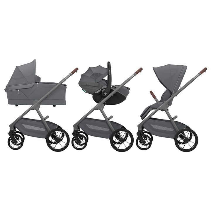 Maxi-Cosi Oxford+ Stroller - Moon Graphite-Strollers-Moon Graphite-One Size | Natural Baby Shower