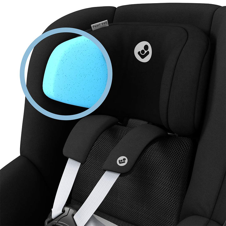 Maxi-Cosi Pearl 360 Car Seat - Authentic Black-Car Seats-Authentic Black- | Natural Baby Shower