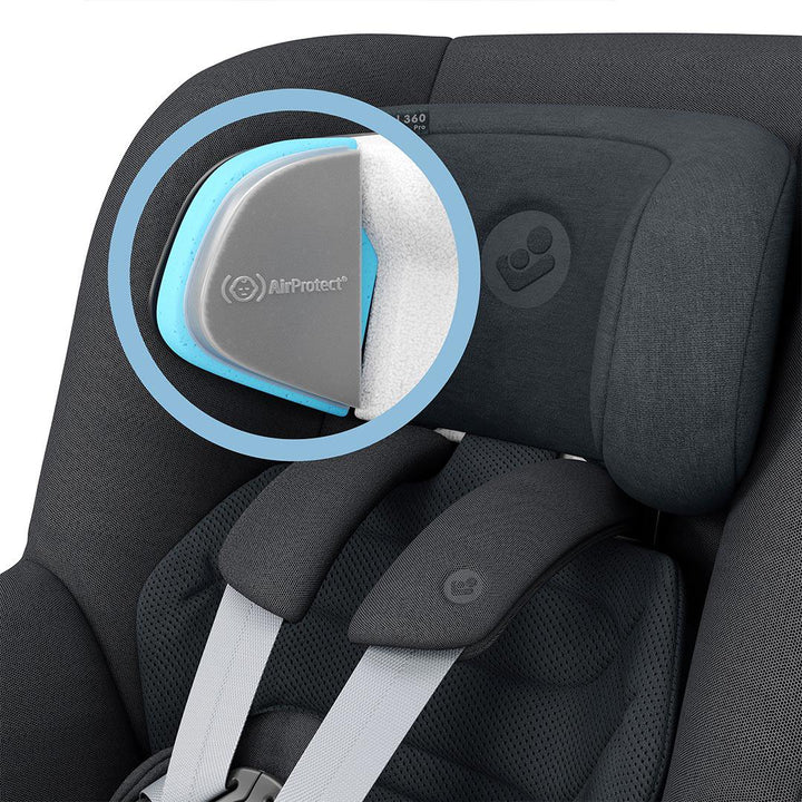Maxi-Cosi Pearl 360 Pro Car Seat - Authentic Graphite 2-Car Seats-Authentic Graphite 2- | Natural Baby Shower