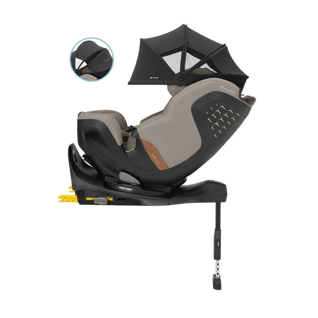 Maxi-Cosi Pearl XL Slide Pro Sun Canopy - Black-Car Seat Covers-Black- | Natural Baby Shower