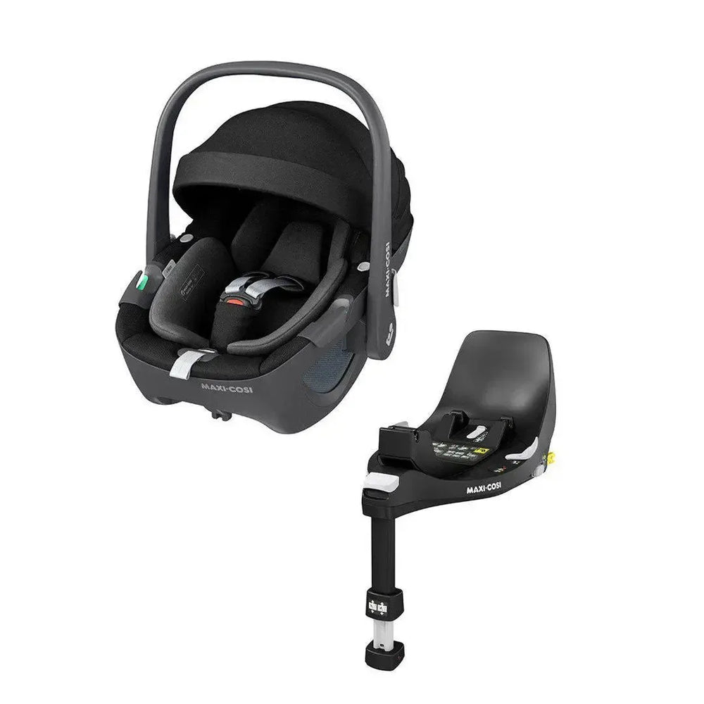 Maxi-Cosi Pebble 360 i-Size Car Seat - Essential Black-Car Seats-No Base- | Natural Baby Shower