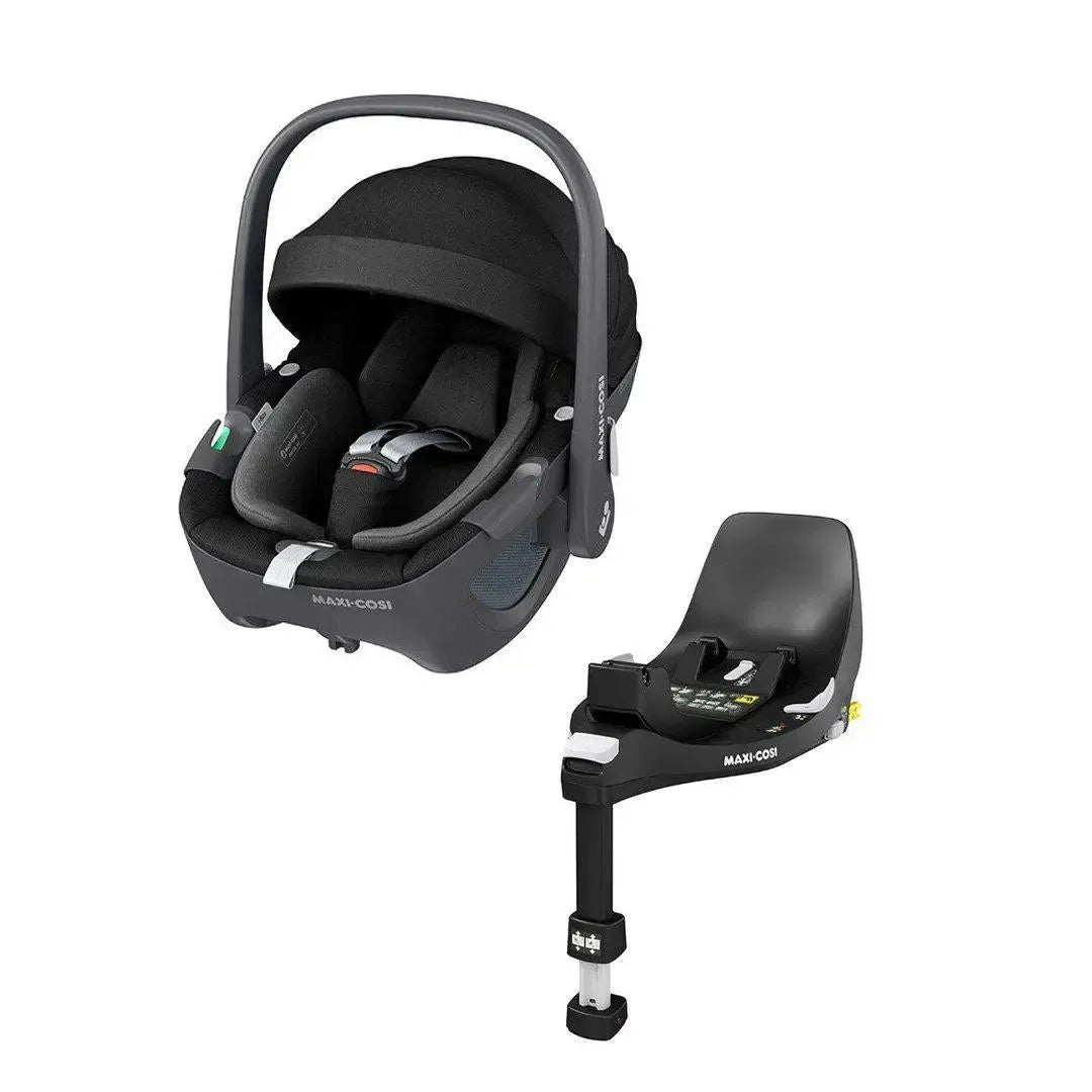 Maxi-Cosi Pebble 360 i-Size Car Seat - Essential Black-Car Seats-No Base- | Natural Baby Shower
