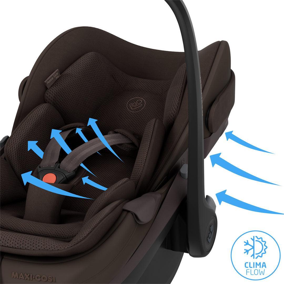 Maxi-Cosi Pebble Slide Pro - Espresso Brown-Car Seats-Espresso Brown-Without Base | Natural Baby Shower