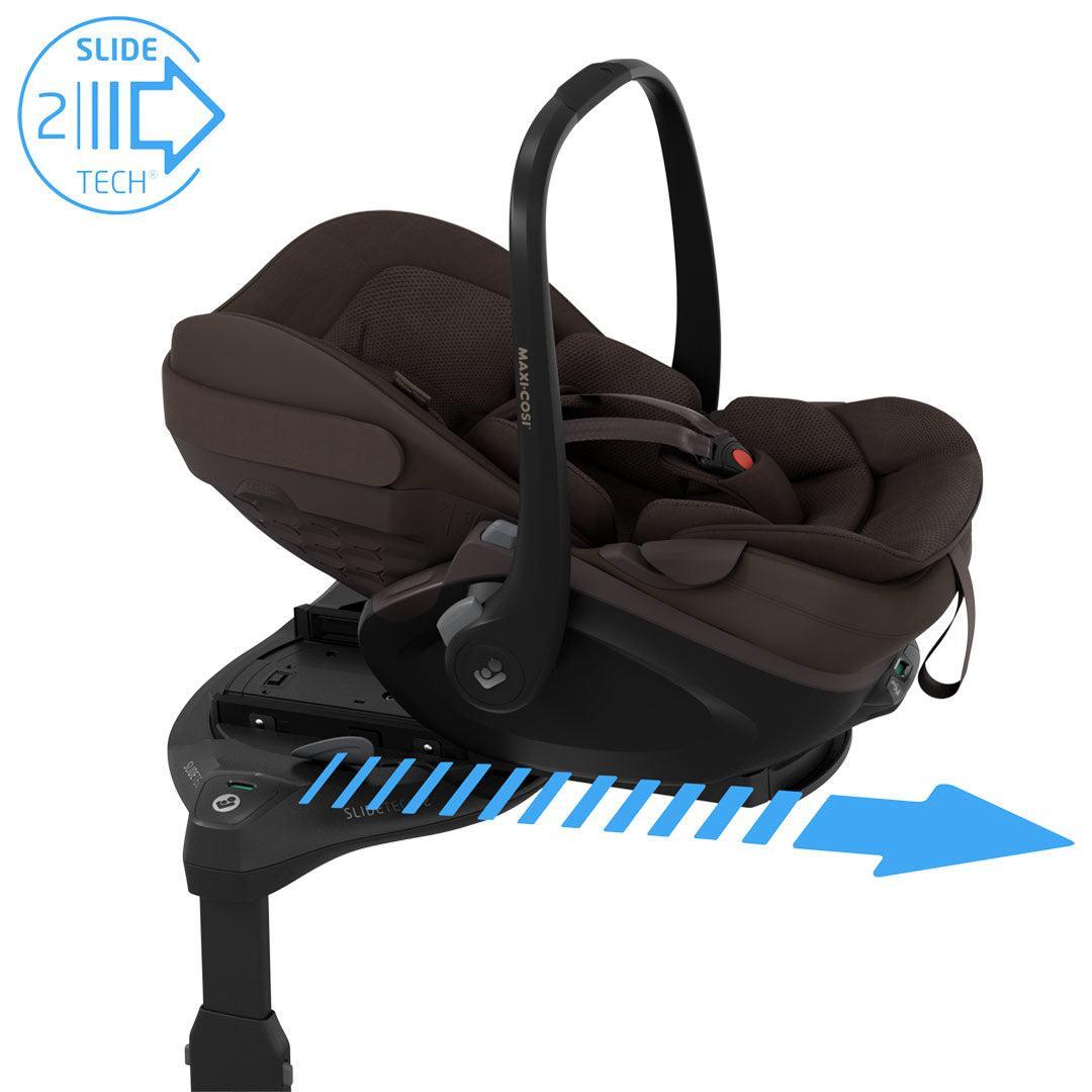 Maxi-Cosi Pebble Slide Pro - Espresso Brown-Car Seats-Espresso Brown-Without Base | Natural Baby Shower