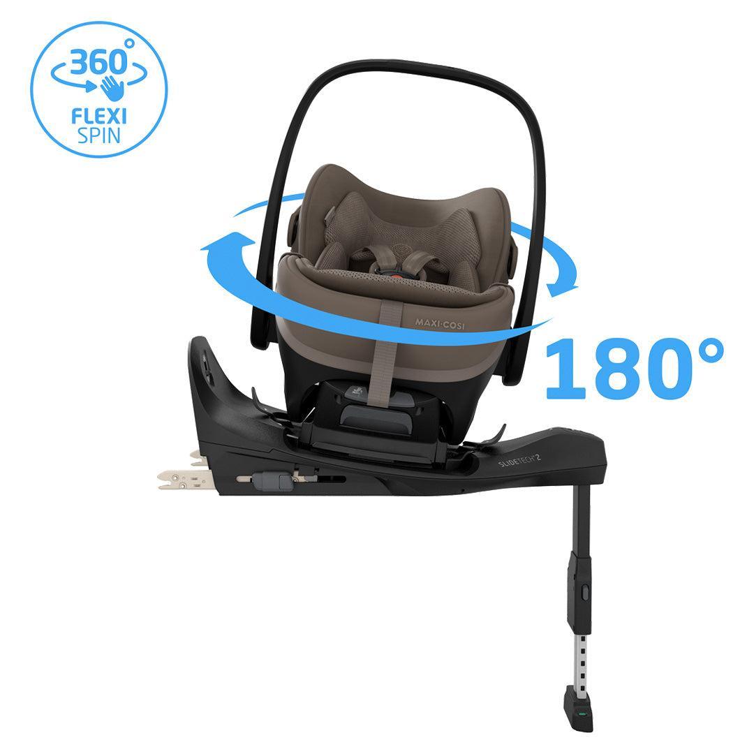 Maxi-Cosi Pebble Slide Pro Car Seat - Oak Truffle-Car Seats-Oak Truffle- | Natural Baby Shower