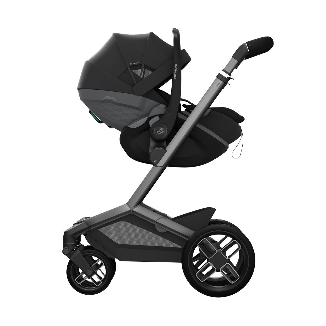 Maxi-Cosi Pebble Slide Pro Car Seat - Onyx Black-Car Seats-Onyx Black- | Natural Baby Shower