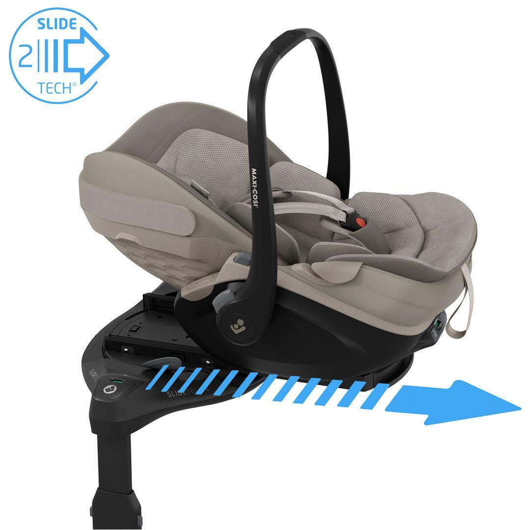 Maxi-Cosi Pebble Slide Pro Car Seat - Sapphire Sand-Car Seats-Sapphire Sand- | Natural Baby Shower