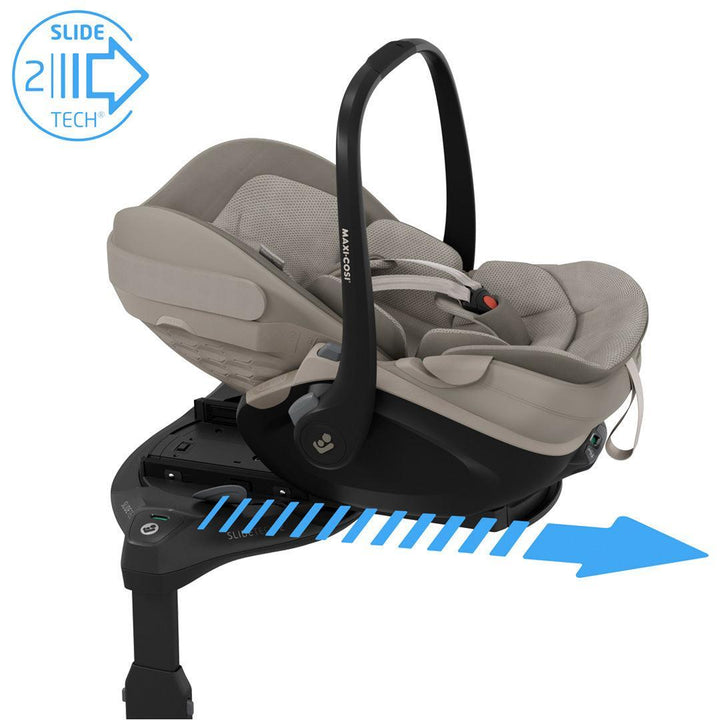 Maxi-Cosi Pebble Slide Pro Car Seat - Sapphire Sand-Car Seats-Sapphire Sand- | Natural Baby Shower