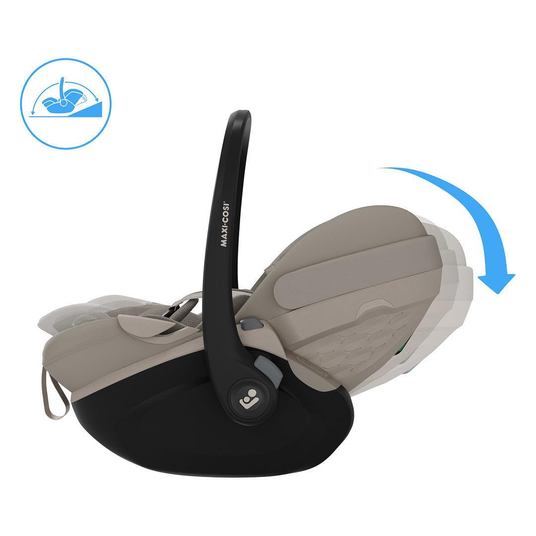 Maxi-Cosi Pebble Slide Pro Car Seat - Sapphire Sand-Car Seats-Sapphire Sand- | Natural Baby Shower