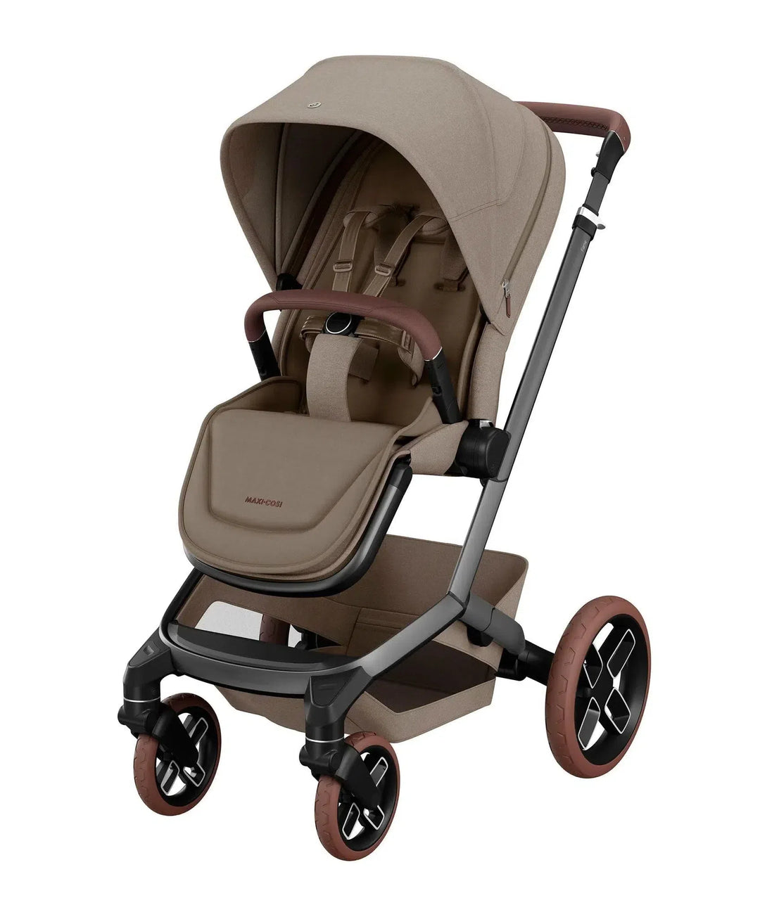 Maxi-Cosi Fame Pushchair - Twillic Truffle - Brown Wheels-Strollers-Twillic Truffle- | Natural Baby Shower