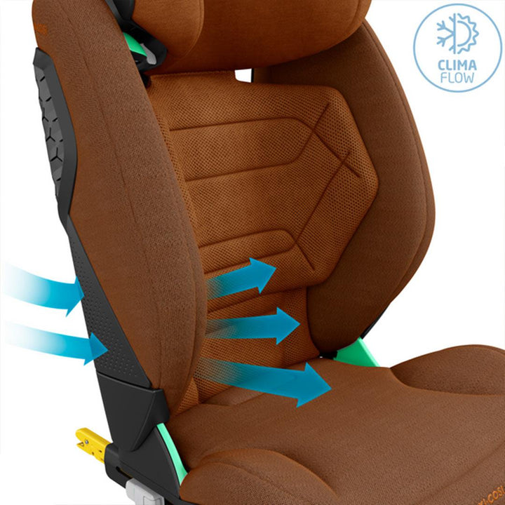 Maxi-Cosi RodiFix Pro2 i-Size Car Seat - Authentic Cognac-Car Seats-Authentic Cognac- | Natural Baby Shower