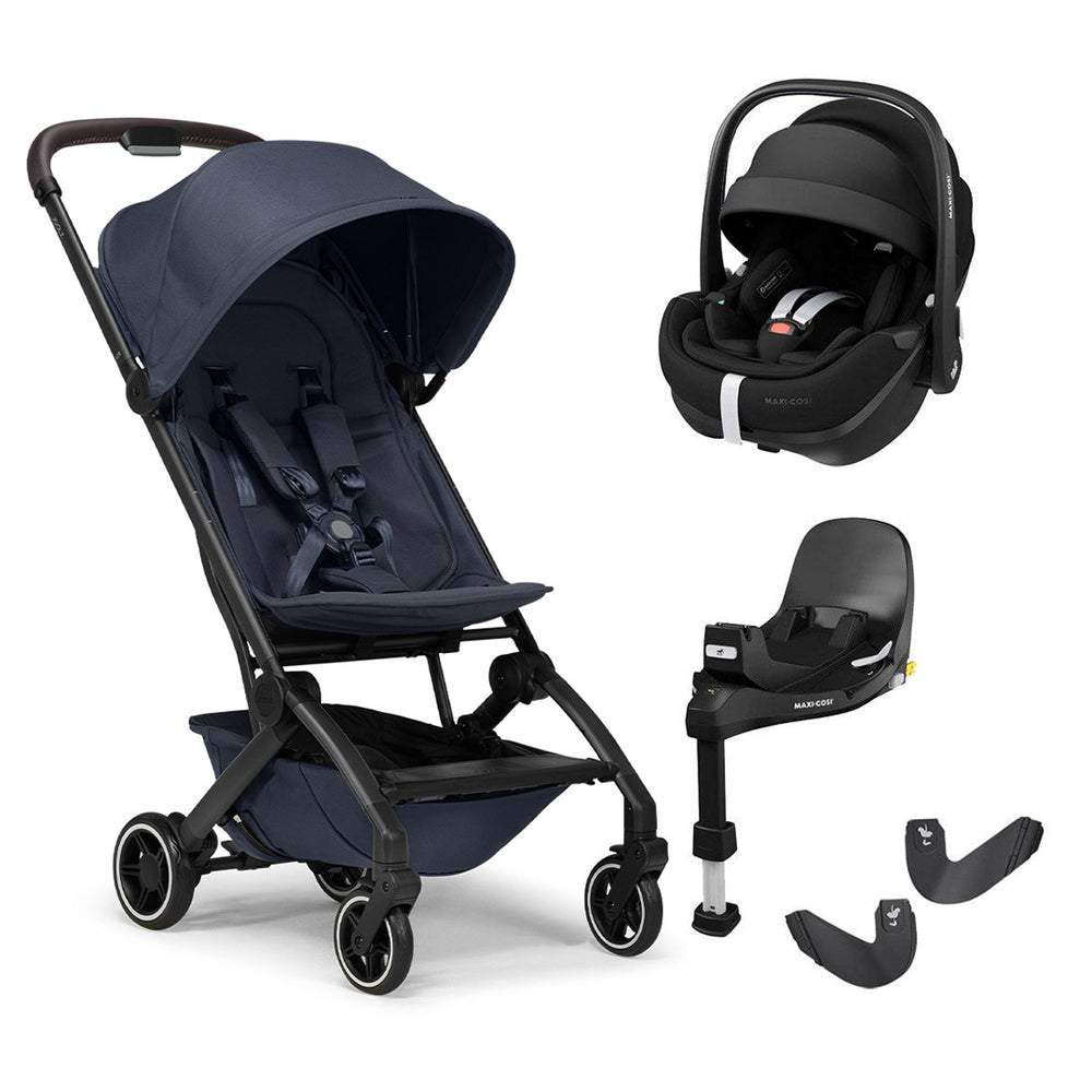 Joolz Aer+ Pushchair & Pebble 360/360 Pro Travel System - Navy Blue-Travel Systems-No Carrycot-Pebble 360 Pro Car Seat | Natural Baby Shower