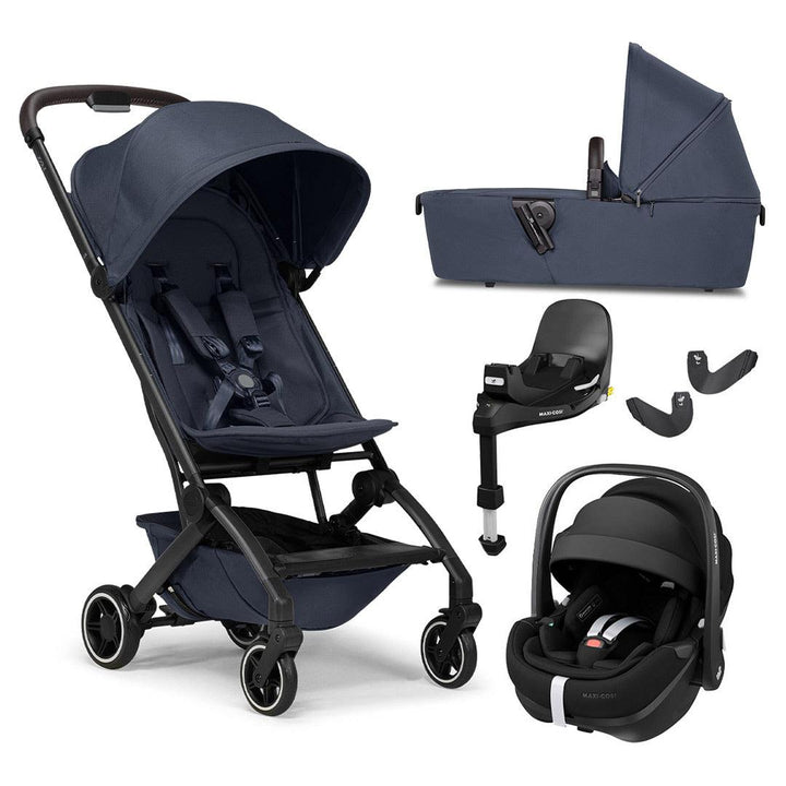 Joolz Aer+ Pushchair & Pebble 360/360 Pro Travel System - Navy Blue-Travel Systems-With Carrycot-Pebble 360 Pro Car Seat | Natural Baby Shower