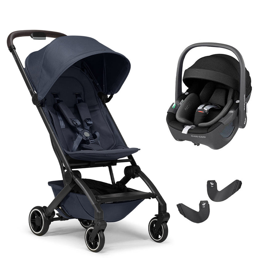 Joolz Aer+ Pushchair & Pebble 360/360 Pro Travel System - Navy Blue-Travel Systems-No Carrycot-Pebble 360 i-Size Car Seat | Natural Baby Shower