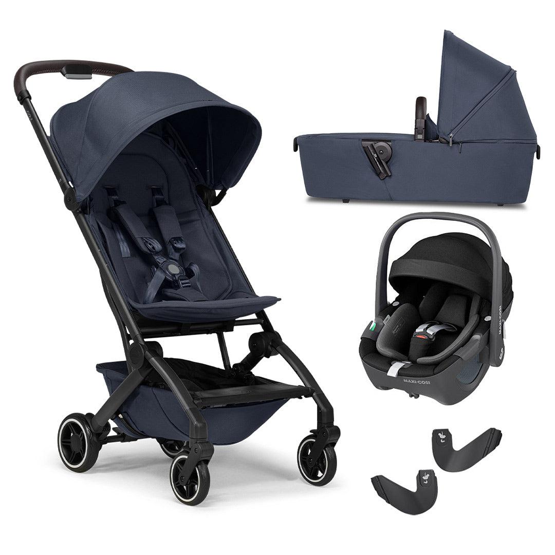 Joolz Aer+ Pushchair & Pebble 360/360 Pro Travel System - Navy Blue-Travel Systems-With Carrycot-Pebble 360 i-Size Car Seat | Natural Baby Shower